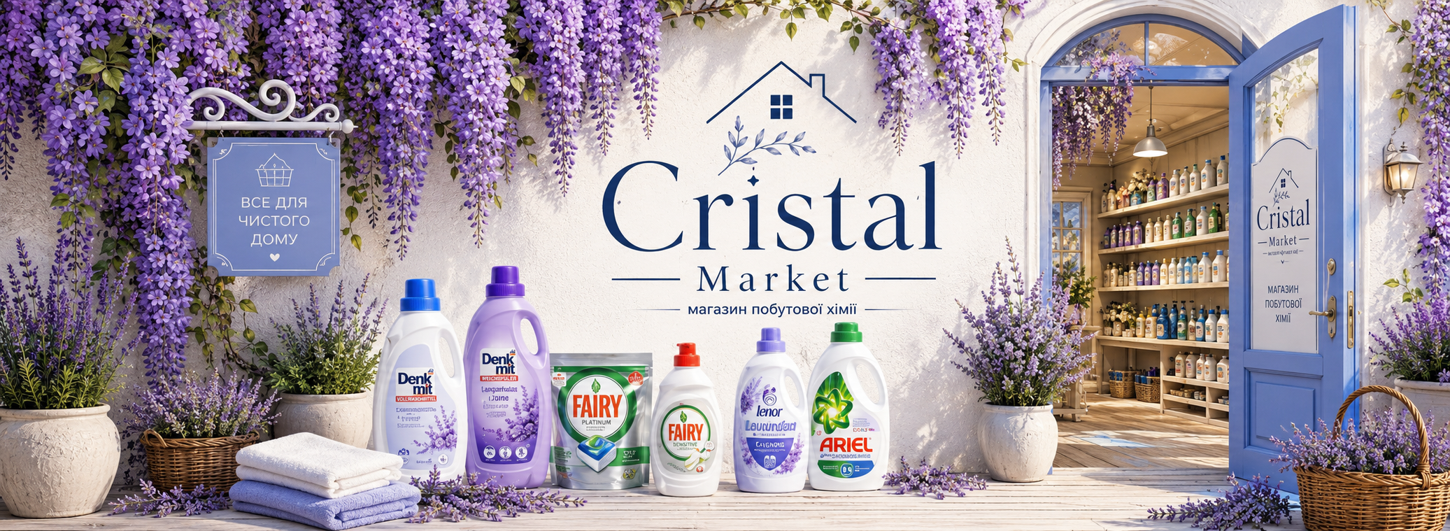 CrystalMarket — магазин побутової хімії